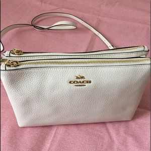 COACH LYLA Crossbody Double Zip Purse